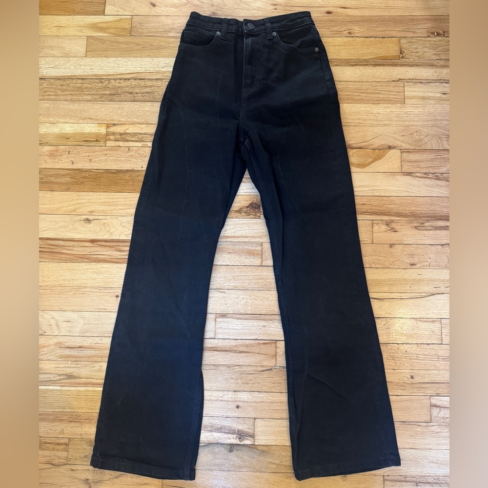 Reformation Black High-Rise  Jeans